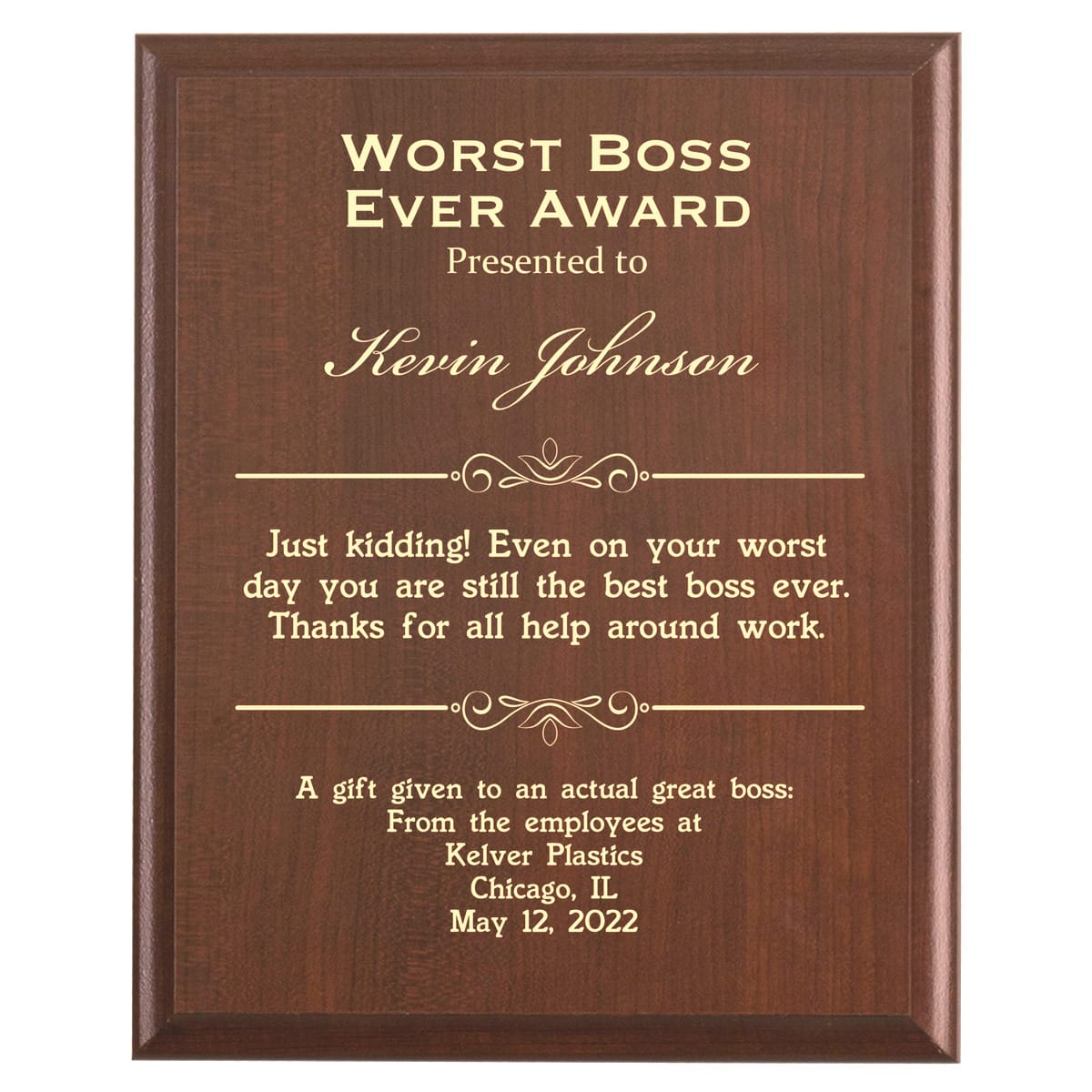 worst employee award