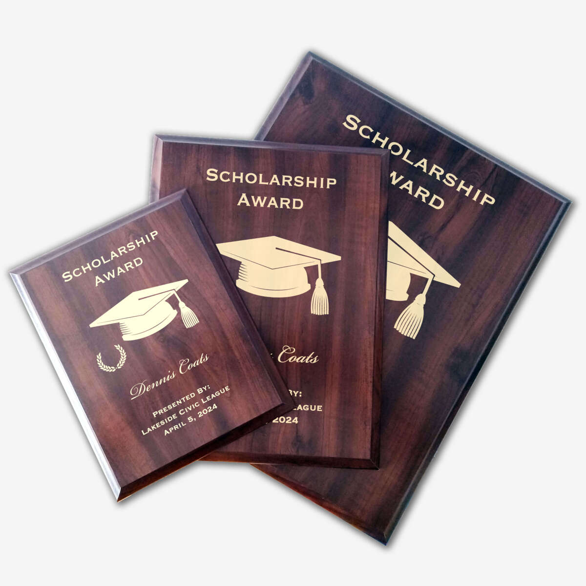 Scholarship Award Plaque High School or College Scholarship