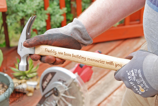 Personalized Engraved Hammer 16oz - Custom Message