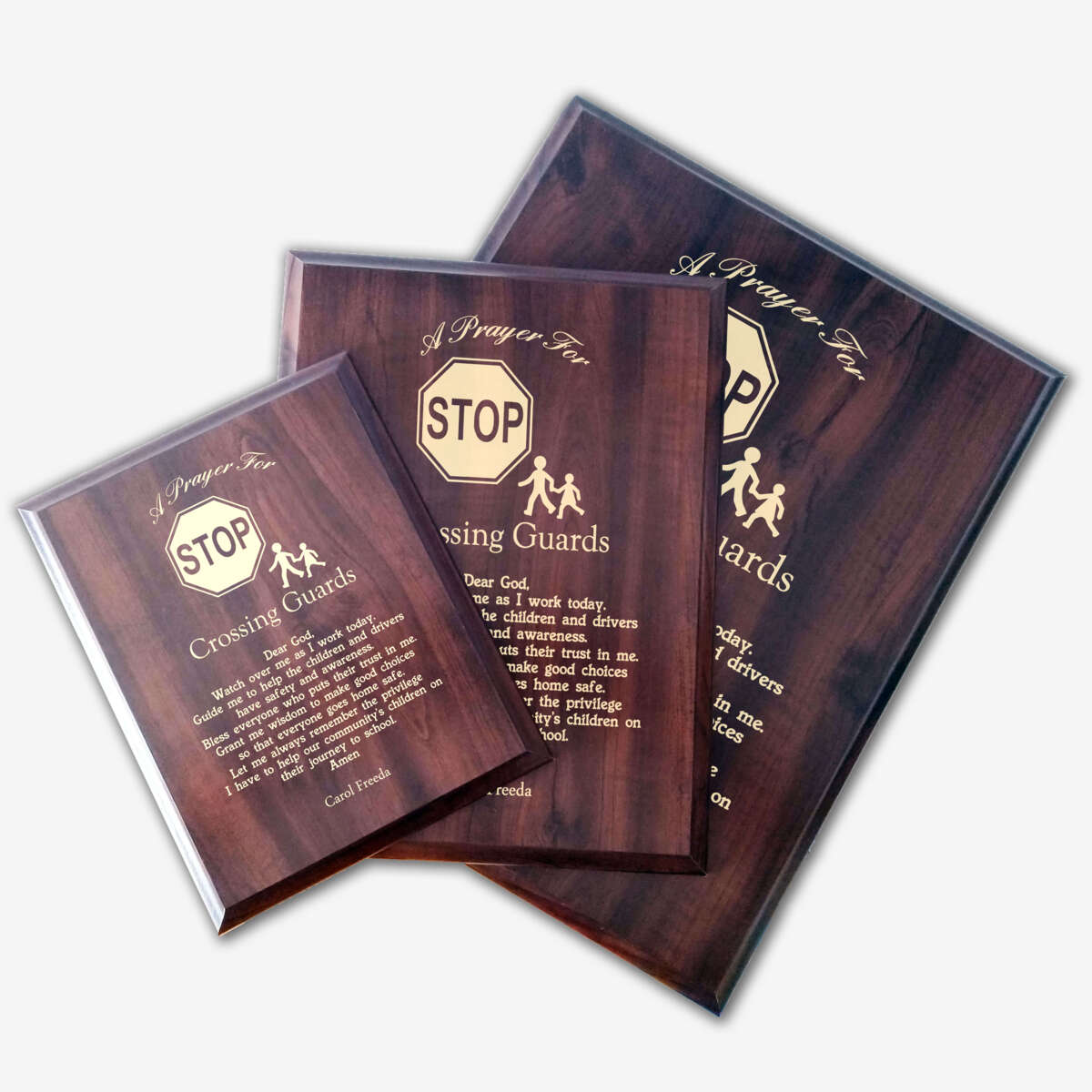 Crossing Guard Prayer Plaque | School Crosswalk Guards Gift – Marked ...