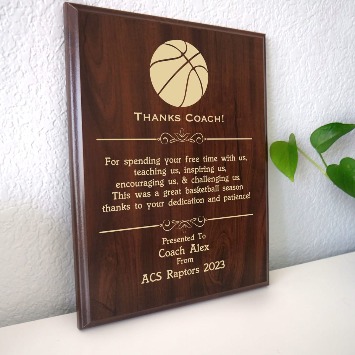 Basketball Gift Basketball Team Gift Basketball Coach Gift 